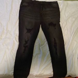 Black skinny jeans size 40